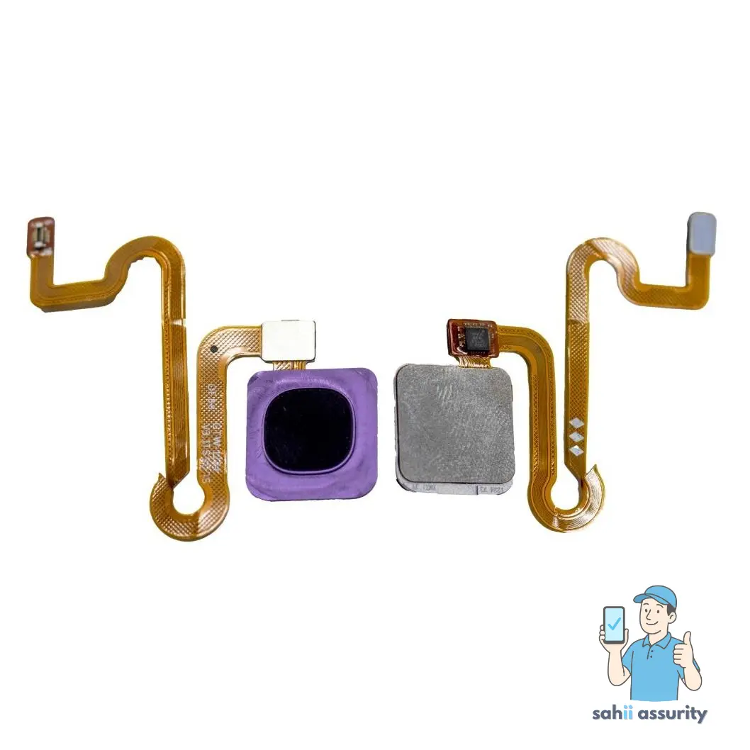 Fingerprint Sensor with Flex Cable for Vivo V15 Black